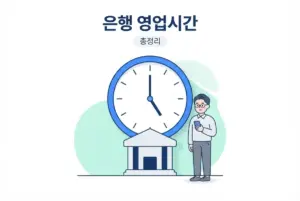 은행 영업시간 총정리, 마감 직전 방문은 위험하다