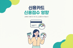 신용카드 신용점수에 미치는 영향과 관리법