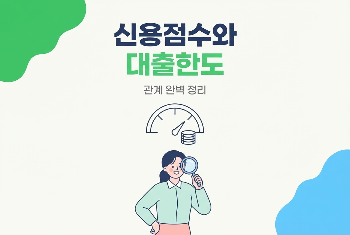 신용점수 대출한도와 금리에 미치는 영향 정리