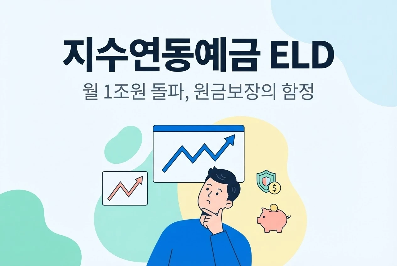 지수연동예금(ELD) 월 1조원 돌파, 원금보장의 숨은 함정은