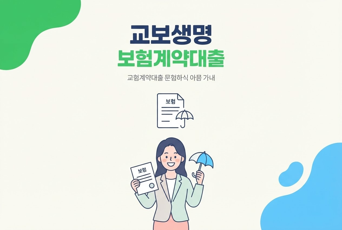 교보생명 보험계약대출, 신청 방법부터 유의사항까지 정리