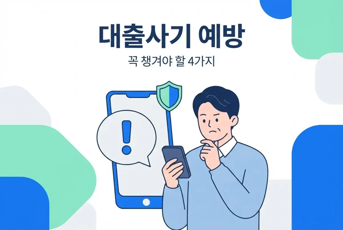 대출사기 예방을 위한 체크리스트 4가지