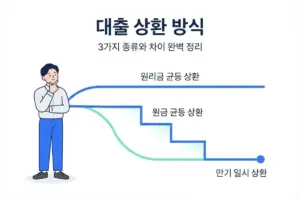 대출 상환 방식 3가지, 종류와 차이 완벽 정리