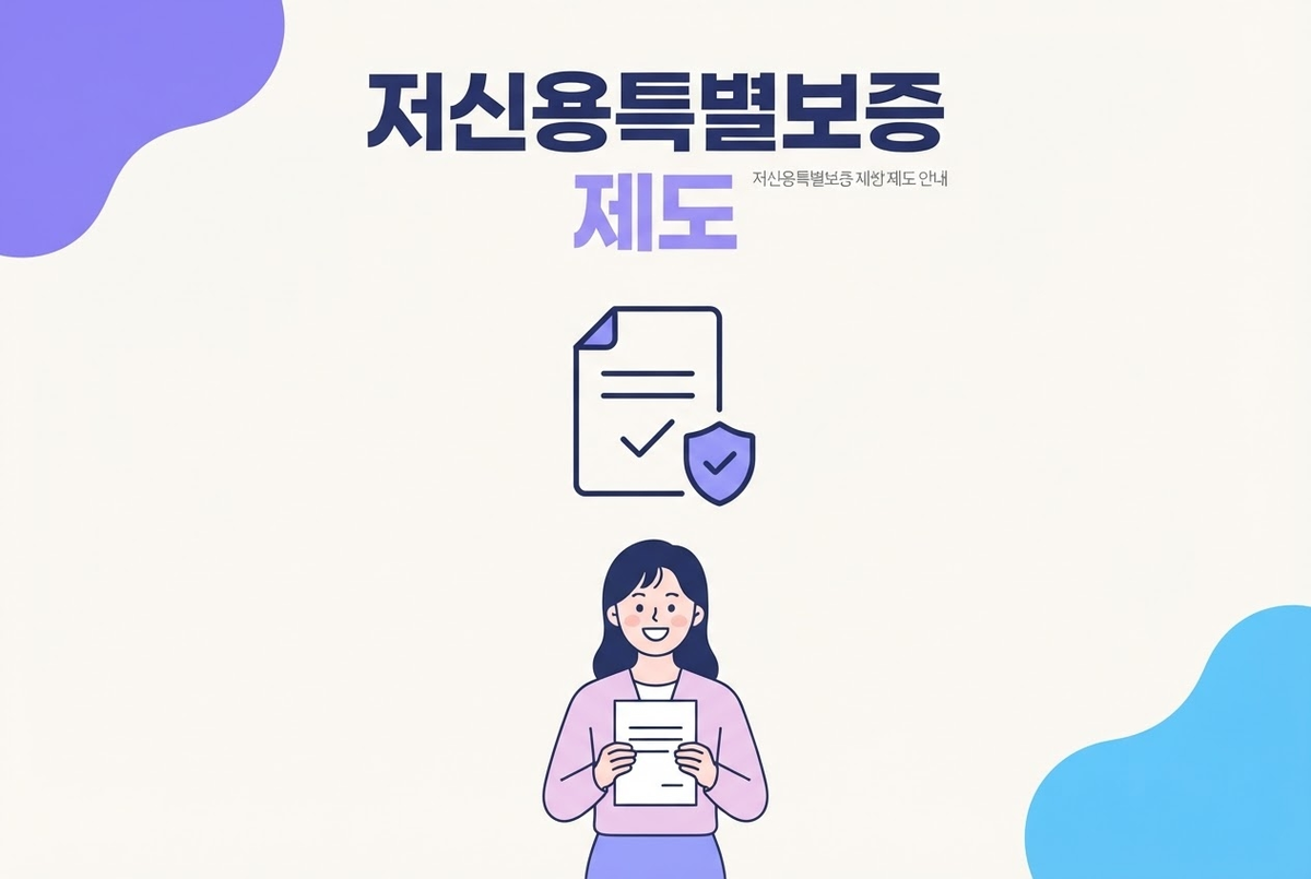 최저신용자 특례보증이란, 지금은 어떻게 운영되나