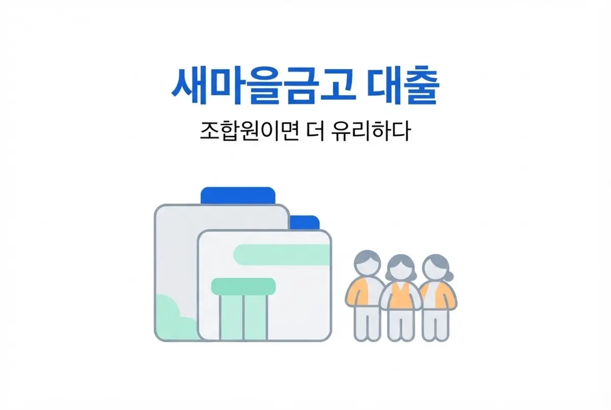 새마을금고 대출상품, 조합원이면 더 유리하다