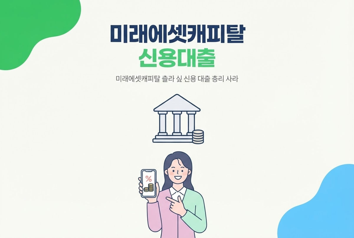 미래에셋캐피탈 신용대출 종류와 신청 전 체크포인트