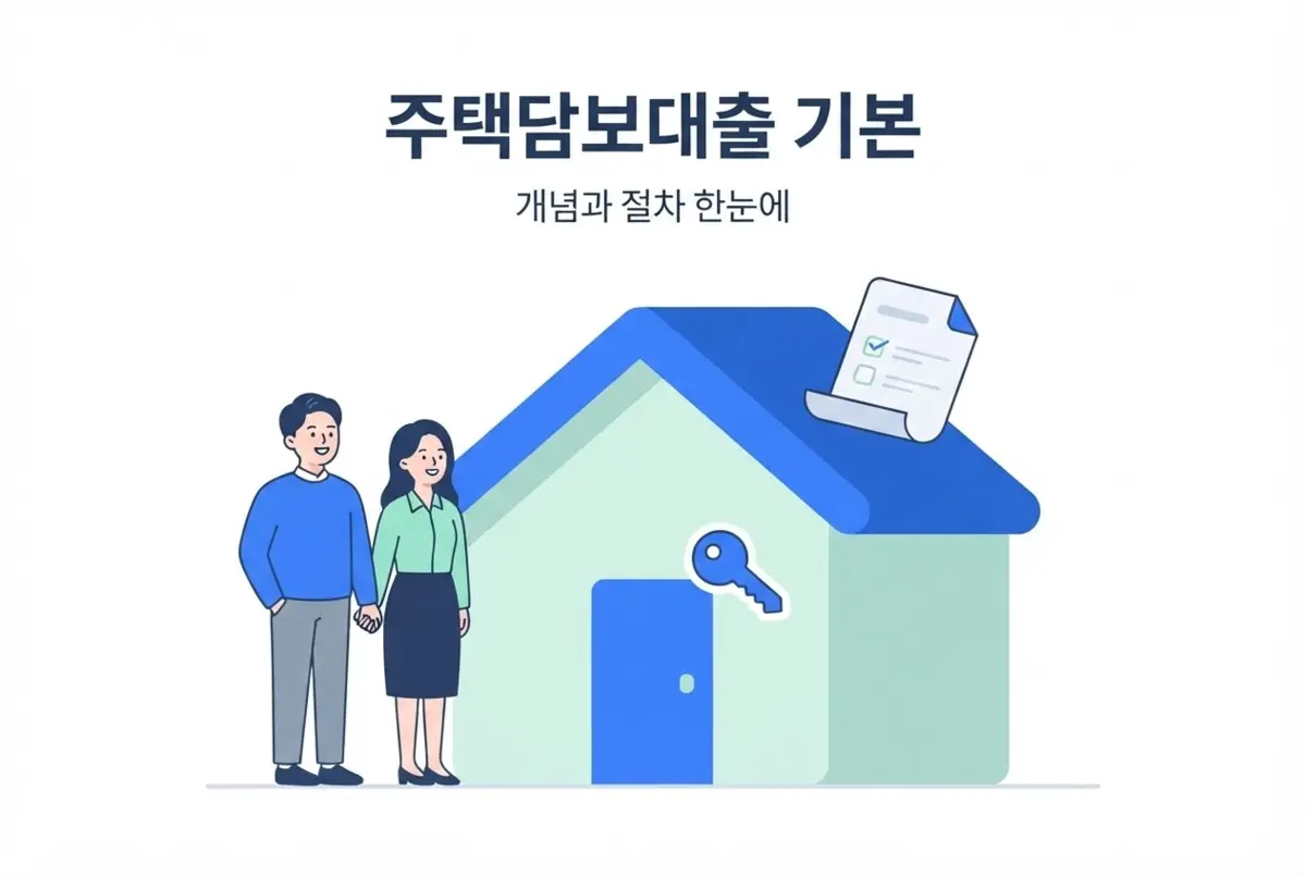 주택담보대출 기본 개념과 절차 한눈에 정리
