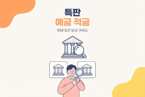 특판예금 적금 찾는 방법, 고금리 한시 상품 비교 노하우