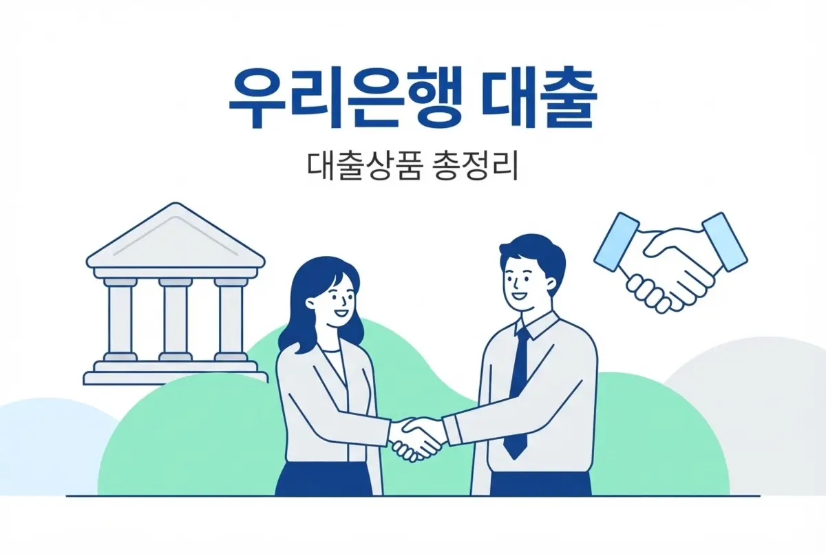 우리은행 대출상품 총정리