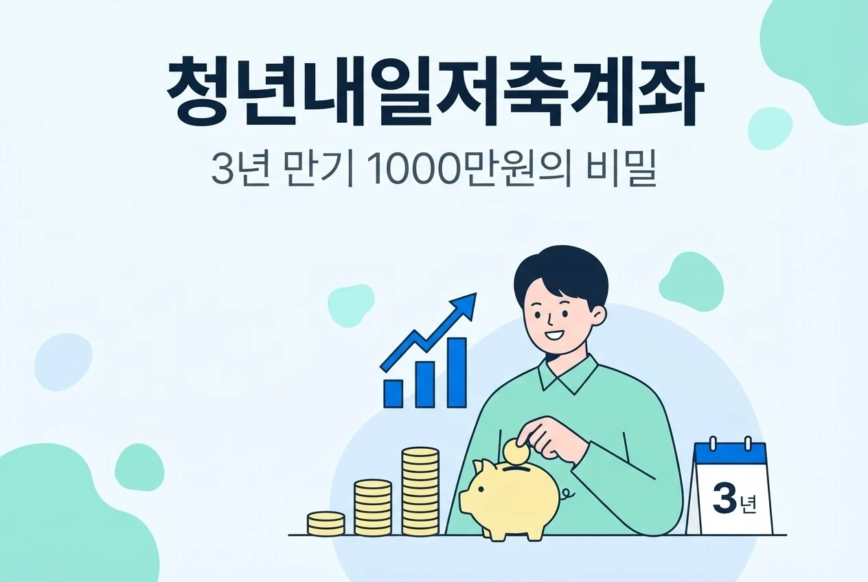 청년내일저축계좌, 3년 넣으면 정말 1000만원 넘게 받을까