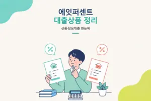 에잇퍼센트 대출상품 총정리, 신용대출부터 담보대출까지 썸네일
