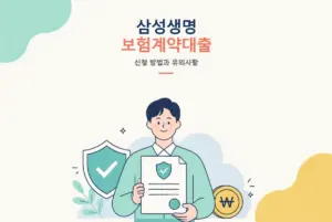 삼성생명 보험계약대출 신청 방법과 이용 시 유의사항 썸네일