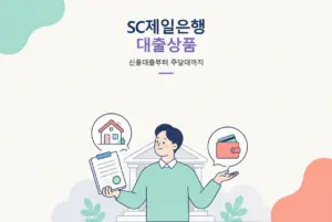 SC제일은행 대출상품 총정리, 신용대출부터 주담대까지 썸네일