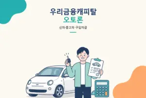 우리금융캐피탈 오토론, 신차·중고차 구입자금 대출 알아보기 썸네일